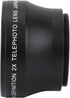Telephoto Lens with Lens Case, 37mm 2X Conversion Lens for Any Camera with 37mm Lens Thread