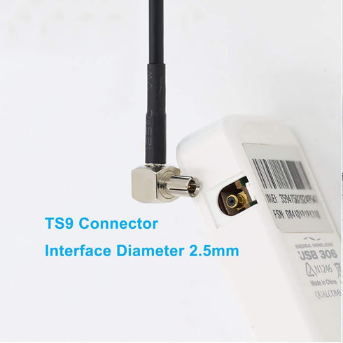 Woostars 4G TS9 4G 2pack LTE Antenna Mini Soft Whip Antenna Compatible with Verizon AT&T T-Mobile Sprint LTE Mobile