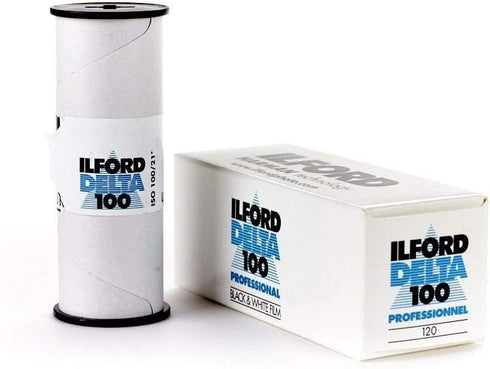 Ilford Delta Pro 100 120 Fine Grain Medium Speed Black and White Film, ISO 100