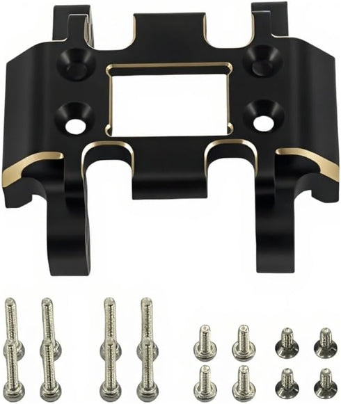 26g Ascent-18 1/18 Black Coating Brass Skid Plate Metal for Redcat Rc Car Upgrade Parts Remote Control Crawler
