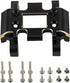 26g Ascent-18 1/18 Black Coating Brass Skid Plate Metal for Redcat Rc Car Upgrade Parts Remote Control Crawler
