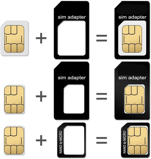 1 Pack SIM Card Holders with Tray Opener Pins, Card Storage Tool Set for Standard Micro Nano Micro-SD Memory Cards