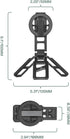 FANAUE 360 Magnetic Tripod Mount - Adjustable Aluminum Stand, Portable Foldable Design, Strong Magnetic Compatible