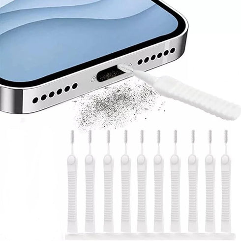 Phone Mini Cleaning Brush Kit, Anti-Clogging Nylon Cleaner for Phone Speaker and Receiver, Multifunctional Cleaning
