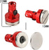 4PCS SCX10 4WD 1/10 RC Magnetic Body Post with Clips,Alloy Magnetic Stealth Invisible Body Shell Mount Column