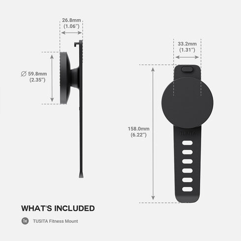TUSITA Magnetic Phone Mount Compatible with Peloton - Compatible with MagSafe,iPhone Holder for Gym,Stationary