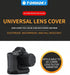 TONHOKJ 99% Universal Lens Cap, Fits DSLR & Mirrorless Camera Lenses, Silicone Lens Cover with Element Proof