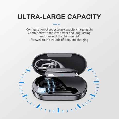 Kamon K530 Wireless Earpiece for Cellphone, Bluetooth 5.1 Headset Wireless Headphone with Charging Case, Mic for Office Driving, Hands-Free Earphones Compatible with iPhone, Samsung Etc