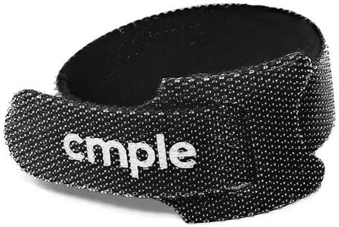 Cmple 50PCS Reusable Cable Ties, 6-inch Black, Nylon Adjustable Cord Organizer Ties