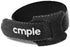 Cmple 50PCS Reusable Cable Ties, 6-inch Black, Nylon Adjustable Cord Organizer Ties