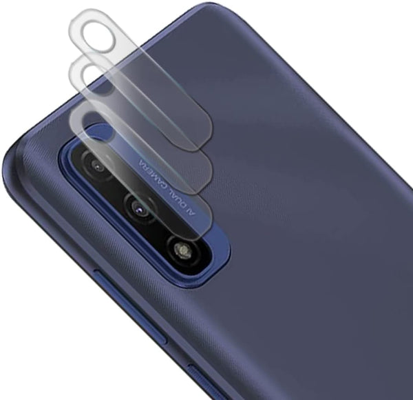 3 Pack Camera Lens Protector for Moto G Pure 2021, Anti-Scratch H9 Hardness Tempered Protective Film