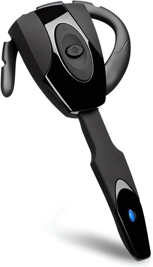 V5.0 Single Ear Bluetooth Headset with Noise Canceling Mic, Ultralight Rechargeable Cell Phone Earpiece for Business
