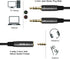 Headphone Splitter for Computer, 3.5mm Female to 2 Dual 3.5mm Male Headphone Mic Audio Y Splitter Cable for Gaming
