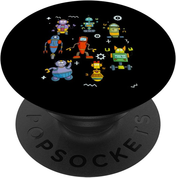 PopSockets Standard PopGrip - Funny Engineer Robotics Robot Technology
