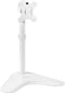VIVO Single Monitor Desk Stand, Holds Screens up to 32 inch Regular and 38 inch Ultrawide, Adjustable Height, White,