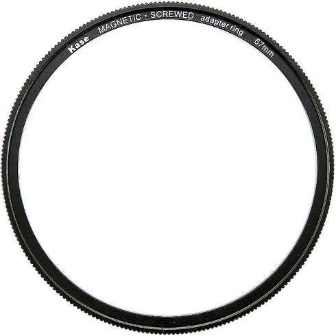 Kase 67mm DIY Female Adapter Ring Converts Conventional Screw-in Filter to Magnetic
