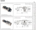 3.28 ft GX20 7 Pin Male to Female Head Aviation Cordset, 18AWG Electrical Cable Panel Mount Adapter