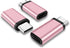 Lightning Female to USB C Male Adapter - 3 Pack 3.0 USB Type C Charger Connector for iPhone 15/15 Pro/15 Pro Max