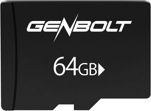 GENBOLT Memory Card TF Card Flash Storage 64GB Class 10 Class 10 U3