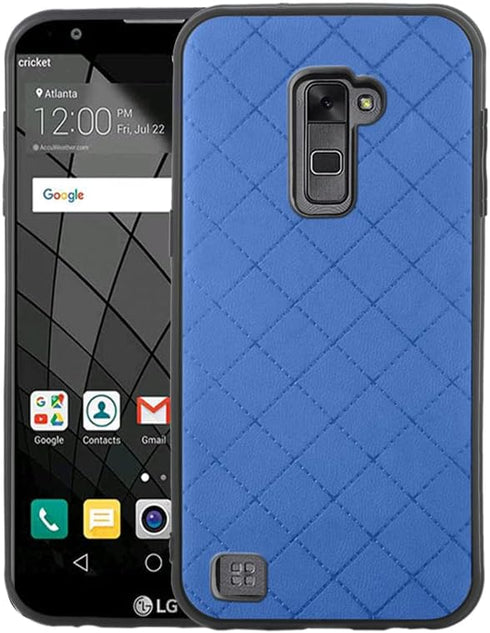 ELISORLI Rugged Thin Slim Case for LG Stylo 2 2+/Stylus 2 Plus/Stylo2 V 2V, Anti-Slip Fit Rubber TPU Cover, Blue