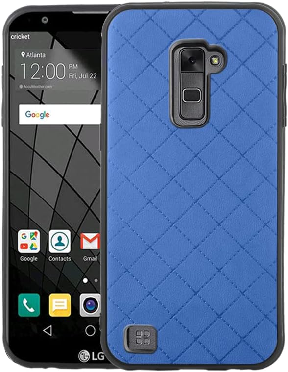 ELISORLI Rugged Thin Slim Case for LG Stylo 2 2+/Stylus 2 Plus/Stylo2 V 2V, Anti-Slip Fit Rubber TPU Cover, Blue