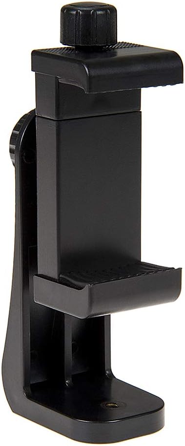 Fotodiox Cell Phone Tripod Mount Adapter - Universal Adjustable Phone Tripod Mount Clamp