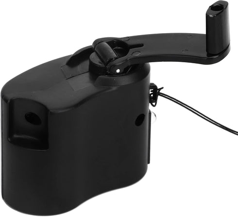 Mini Manual Hand Crank Generator Phone Charger, 5V Output Portable Emergency Hand Power with LED Light, USB Charging