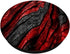 Black Red Wood Grainclear PopSockets Standard PopGrip