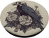 Dark Academia Crow Vintage Raven Roses Flower PopSockets Standard PopGrip