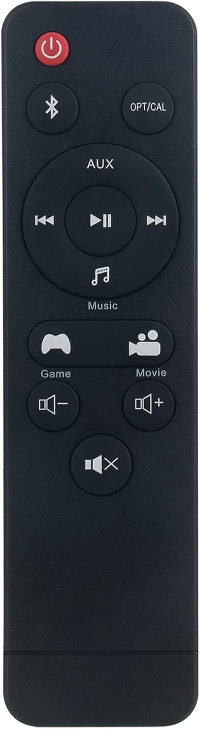 Replacement Wireless Soundbar Remote Control for ONN Sound Bar Speaker System, Compatible with Multiple Models