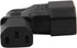 WYMECT 2-Pack C14 C13 Left Angle IEC to Power Adapter PDU Plug for LCD Wall Mount TV