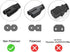 Goffeu 2 6Ft Prong Printer Power Cord/Printer Power Cable for Canon PIXMA MG/MP/MX/IP Series Printers and HP