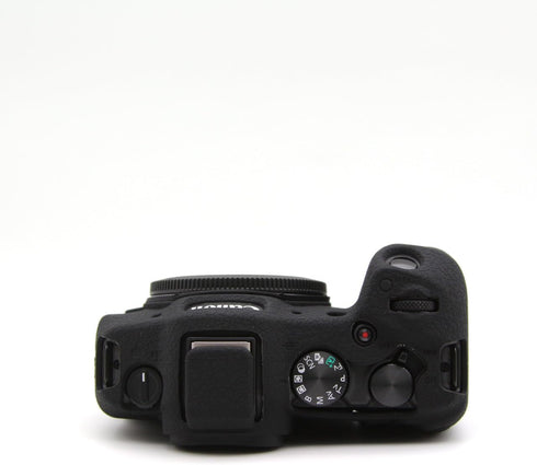 BMAOLLONGB R8 Camera Case, Lightweight Thin Silicone Rubber Cover for Canon Eos R8 (Black)