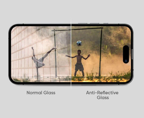 FLOLAB ONETIME PRO Privacy Screen Protector for iPhone 15 Pro, Anti-Reflective, 3D Edge-to-Edge, Easy Install