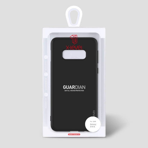 X-level Slim Fit Soft TPU Case for Samsung Galaxy S10e, Ultra-Thin Matte Finish Cover for Women (Black, 2019)