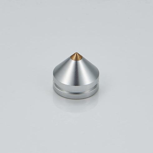 Speaker Spikes Floor Protectors 4pcs, Shockproof Isolation Stand Feet for HiFi Amplifier, Subwoofer, Turntable (Silver)