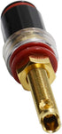 BNKENX Audiophile Gold Plated Pure Copper Banana Plug Socket Connector, Speaker Terminal Adapter
