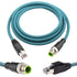 M12 to RJ45 Industrial Ethernet Cable: Automation Systems Interconnect M12 4 Pin D Code Male to RJ45 Male