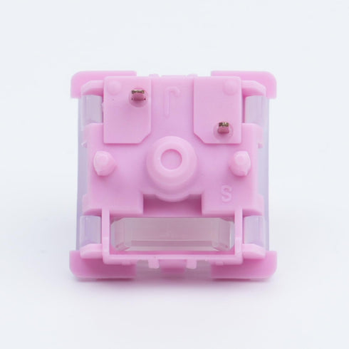GATERON Weightlessness Keyboard Switches, Tactile RGB LED 5 pin Factory Pre-lubed 50gf Key Switches for MX Mechanical
