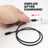 Smart Watch Cables, 2PCS Compatible with TOZO S3, Woneligo W13, Gydom Amzhero IDW13, MILOUZ IDW19, and more