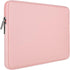 RAINYEAR 13.3 Inch Laptop Sleeve Soft PU Leather Case Water Resistant Padded Zipper Cover Protective Carrying Bag