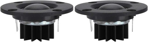 SUNGOOYUE HiFi Speaker, 2Pcs 30W 6O Silk Film Dome Speaker Magnet Treble Tweeter Loudspeaker