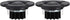 SUNGOOYUE HiFi Speaker, 2Pcs 30W 6O Silk Film Dome Speaker Magnet Treble Tweeter Loudspeaker