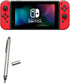 BoxWave Stylus Pen for Nintendo Switch, DualTip Capacitive Stylus, Fiber Tip Disc Tip, Metallic Silver