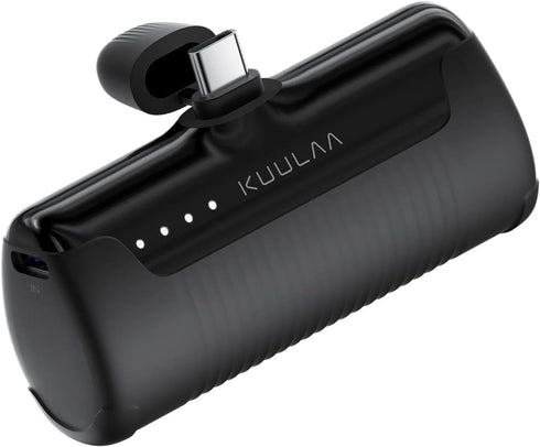 Kuulaa Portable Charger 4500mAh USB C Power Bank, Compact Battery Pack for iPhone 15, Samsung Galaxy, Moto, LG, Pixel,