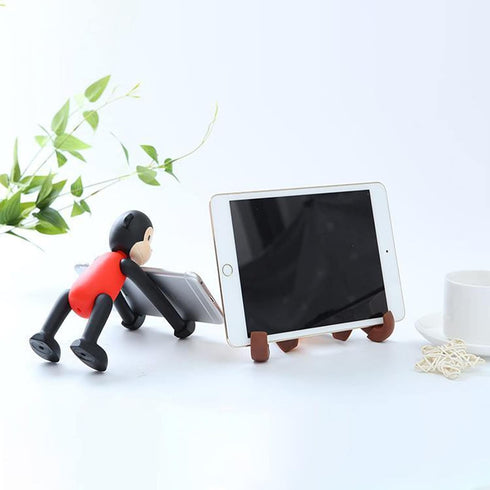 Cute Phone Stand for Desk, Adjustable Desk Phone Holder, Portable Phone Holder, Compatible for Smartphones and Tablets