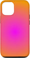Cute Swirl Aura Case for iPhone 14, Hot Pink Orange Aesthetic Cool Print