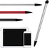 XDGJTBFMY 2-in-1 Stylus Pen for Touch Screen, Active Pencil Smart Digital Pens Fine Point Stylist Pen, Compatible