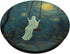 Vintage Ghost Sitting On A Swing Halloween Idea PopSockets Standard PopGrip