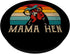 Funny Mama Hen Retro Chicken PopSockets Standard PopGrip - Vintage Mom 70s 80s